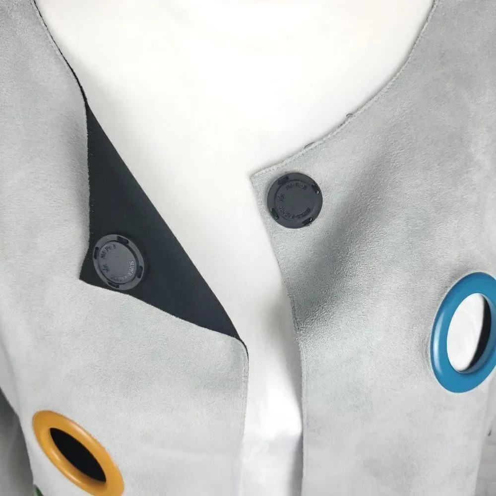 Adore Multi Colored Grommet Jacket - Picture 4 of 12